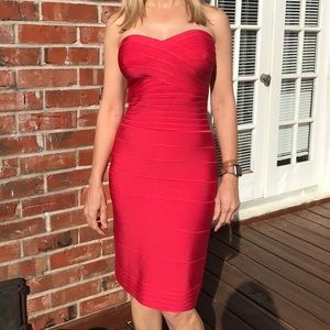 Herve Leger bandage dress